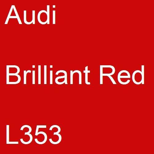 Audi, Brilliant Red, L353.